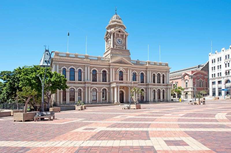 The City Hall in Port Elizabeth in South Africa