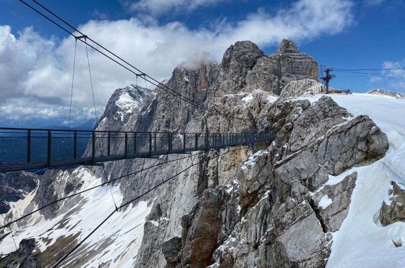 A view of the Dachstein Skywalk, Austria