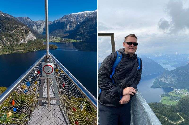 The Hallstatt Skywalk in Austria