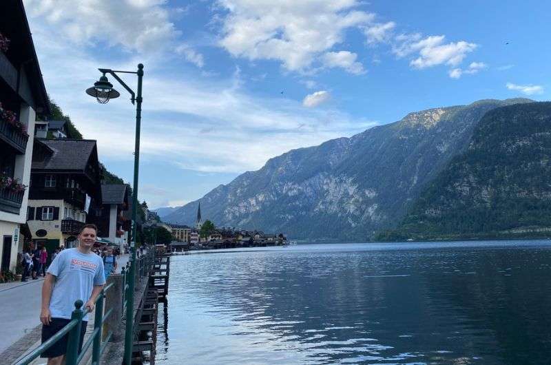 The lake in Hallstatt, Austria