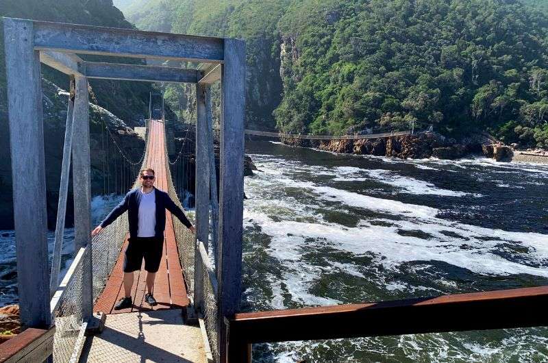 Storms River Mouth Trail on Garden Route, South Africa