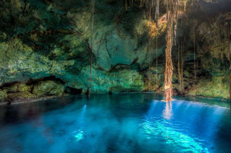 Cenote Dos Ojos in Tulum, Mexico