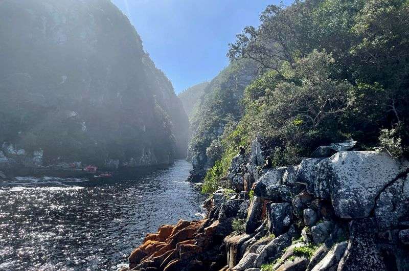 Storms River Mouth on Garden Route, South Africa