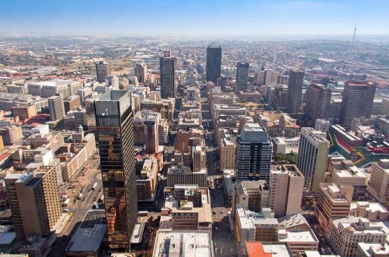 Johannesburg in South Africa