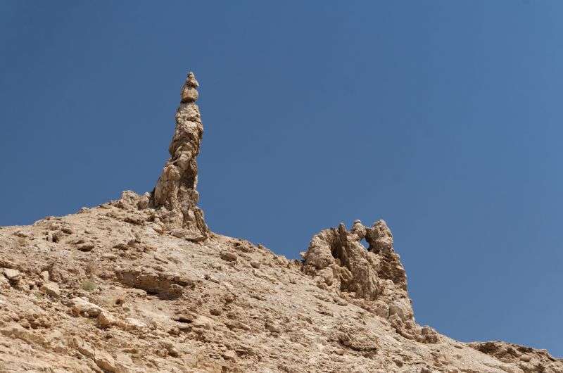 Lot’s wife pillar of salt in Israel