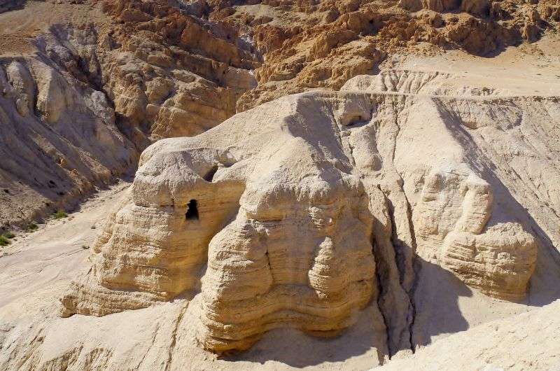 Qumran National Park at the Dead Sea in Israel