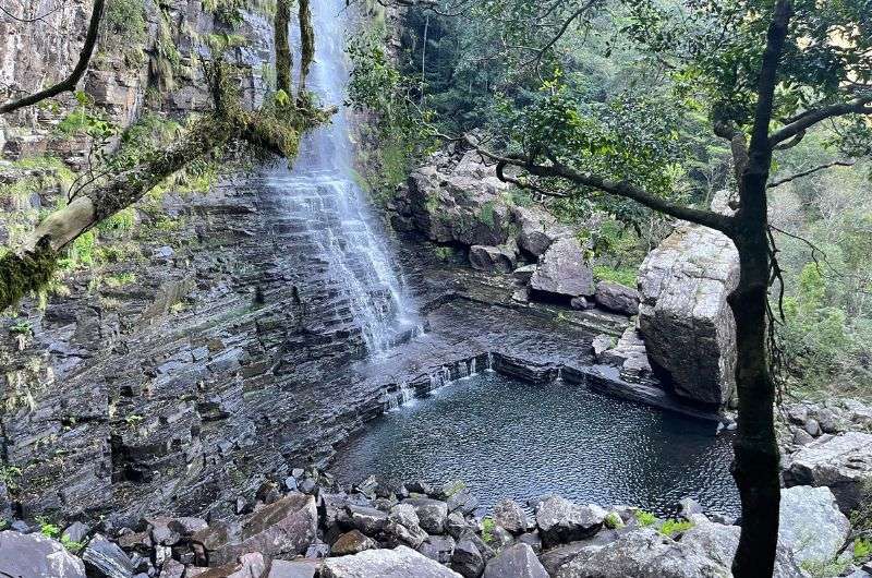 Motitsi Waterfalls on Panorama Route, South Africa