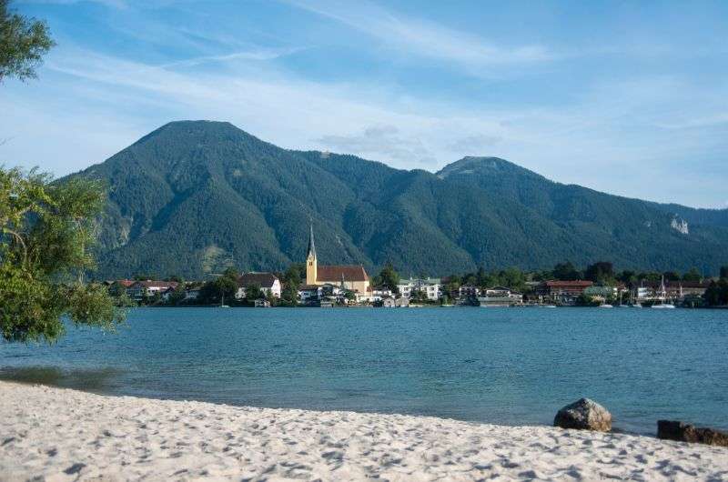 Tegernsee lake in Bavaria, Germany