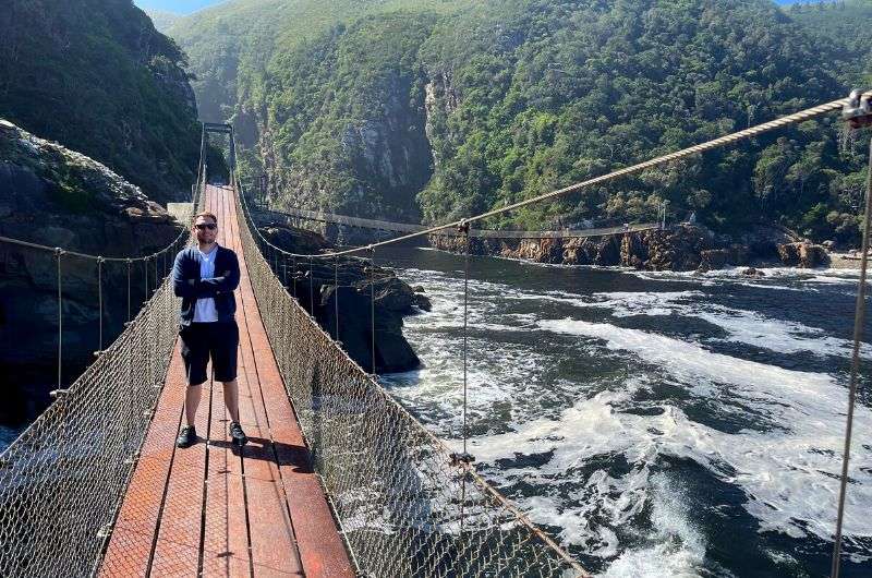 Hiking along the Garden Route in South Africa