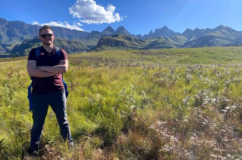 Hiking in Drakensberg, South Africa