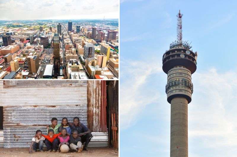 Johannesburg in South Africa