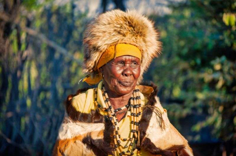 The Bantu tribe in South Africa