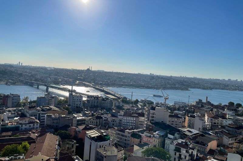 A tourist visiting Istanbul, Turkey