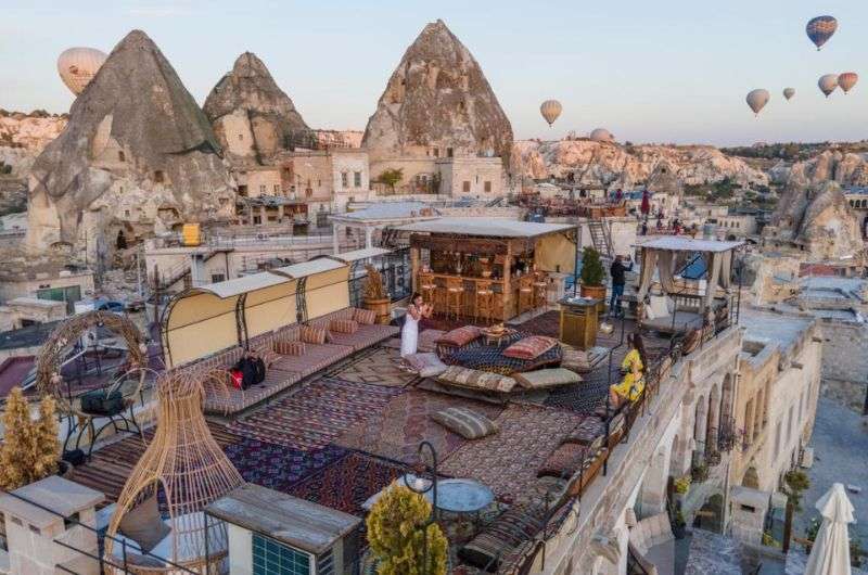Cave hotel in Cappadocia, Turkey