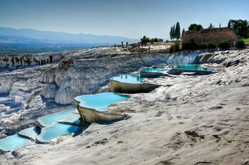 Pamukkale near Istanbul, Turkey