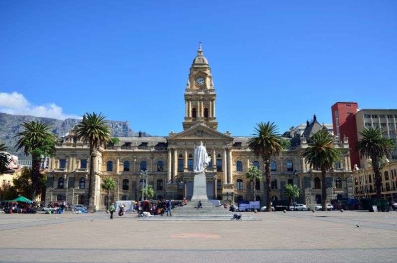 The city hall of Cape Town, South Africa