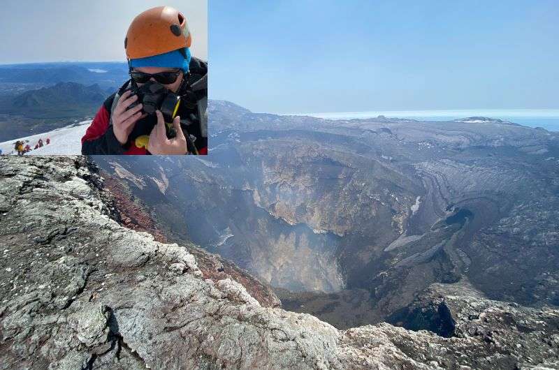 Climbing Villarica in Chile