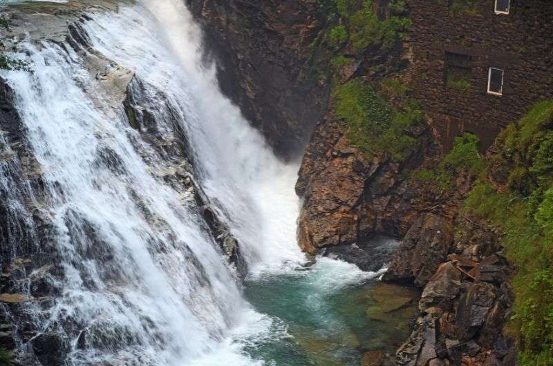 Ba Gastein waterfall in Austria