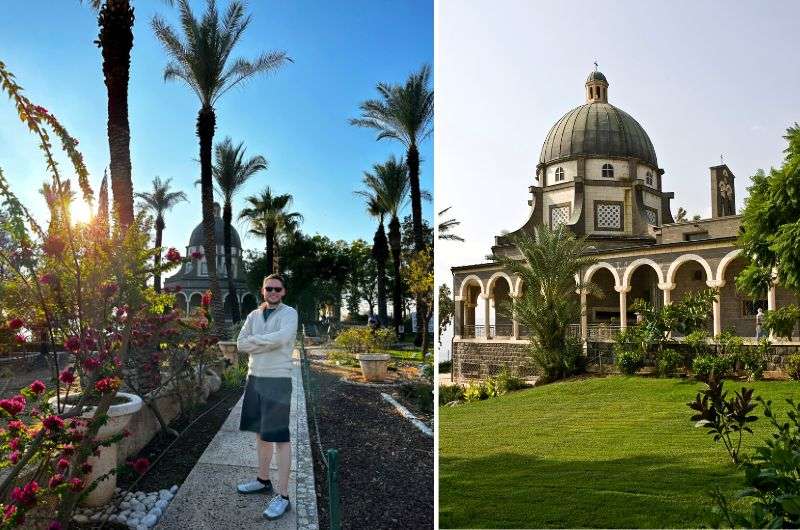 Mount of Beatitudes in Israel, itinerary day 1