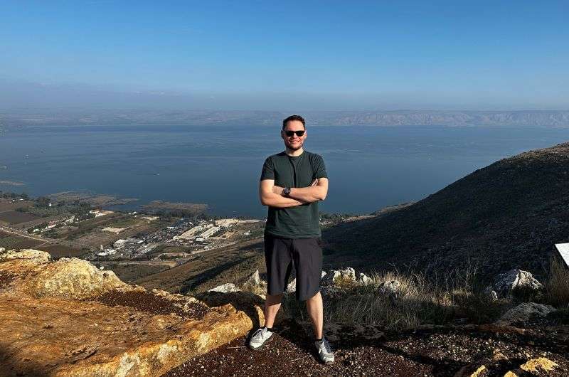 Travelling around Arbel in Israel