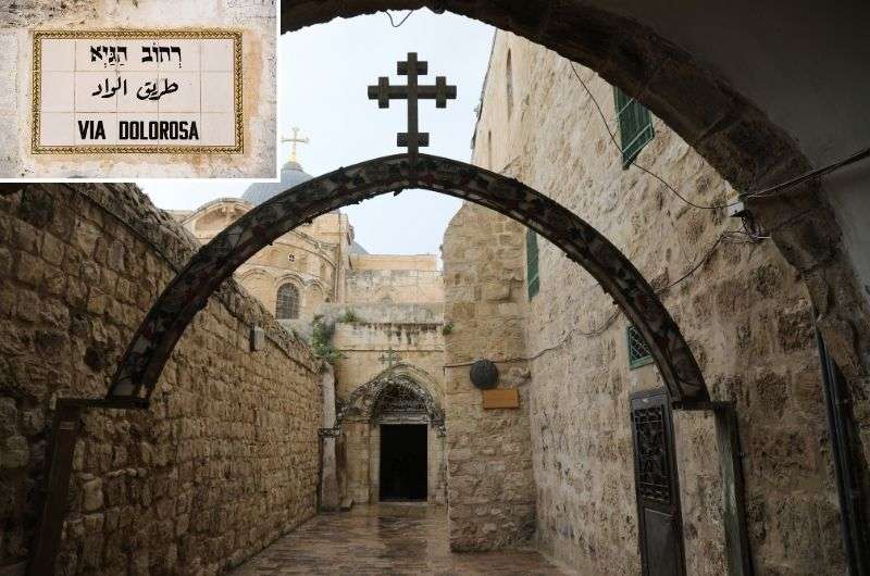 VIa Dolorosa in Jerusalem, Israel