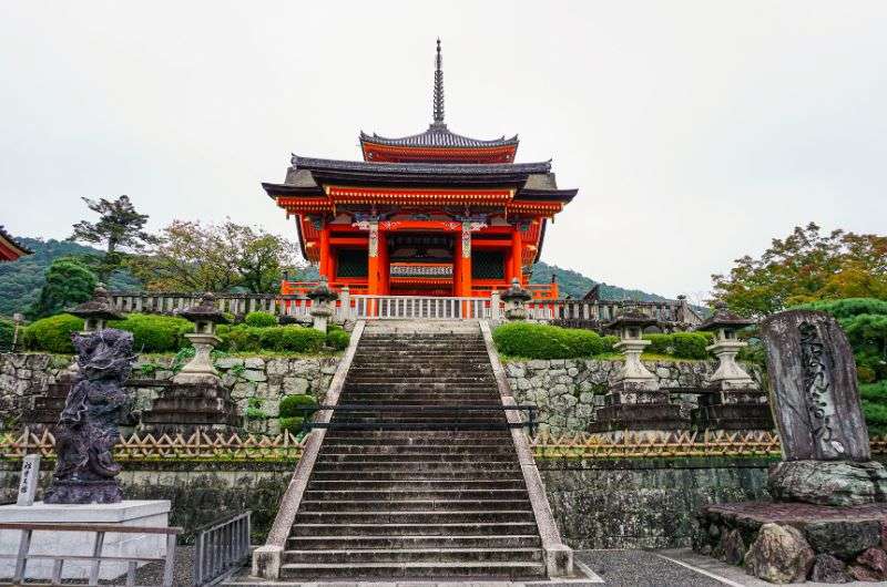 Kyomizu-dera temple in Kyoto, Japan