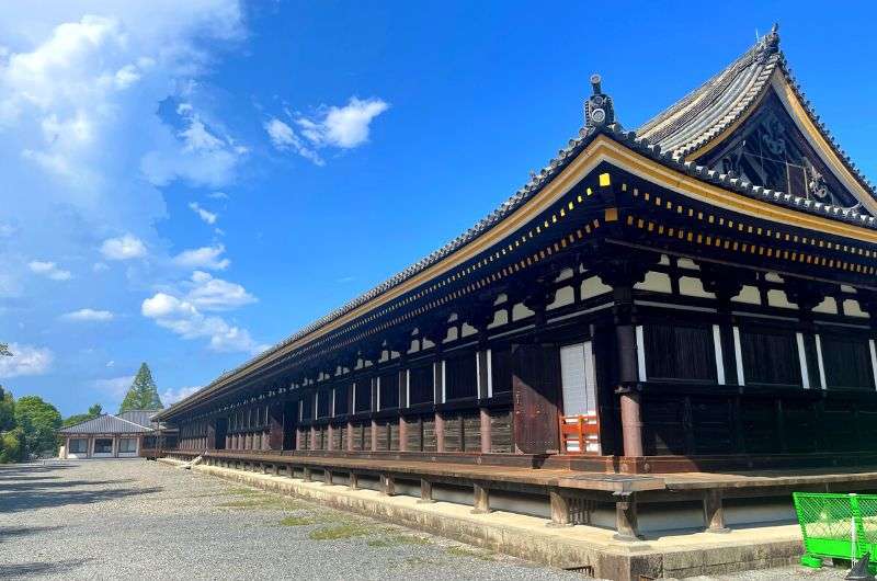 The Sanjusangendo temple in Kyoto, Japan