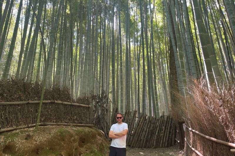 Arashiyama Bamboo Forest in Kyoto, Japan