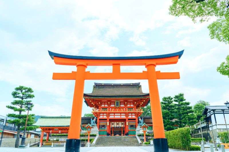 Fushimi Inari Taisha Shrine in Kyoto, Japan