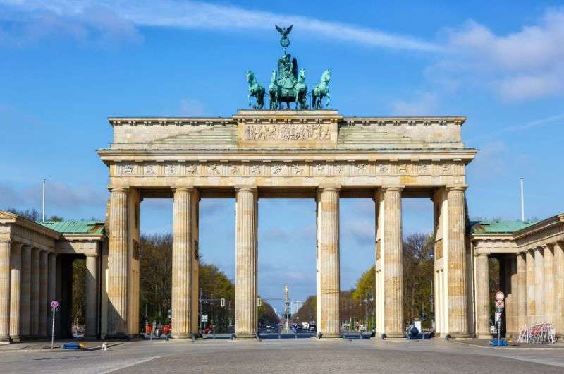 Brandenburg tor in Berlin, Germany