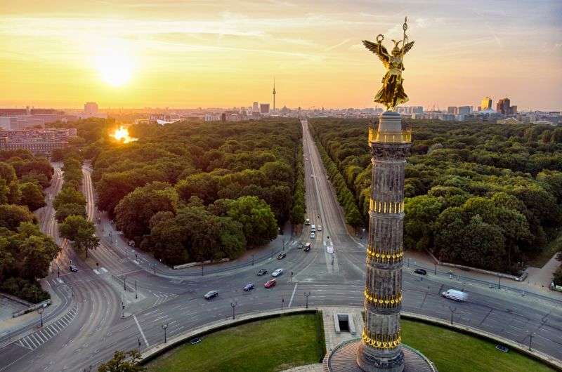 Victory Column in Berlin, Germany