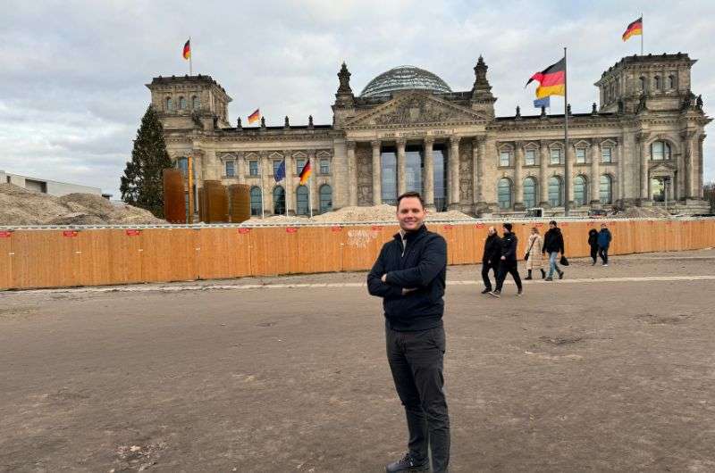 Visiting Reichstag Museum in Berlin, Germany