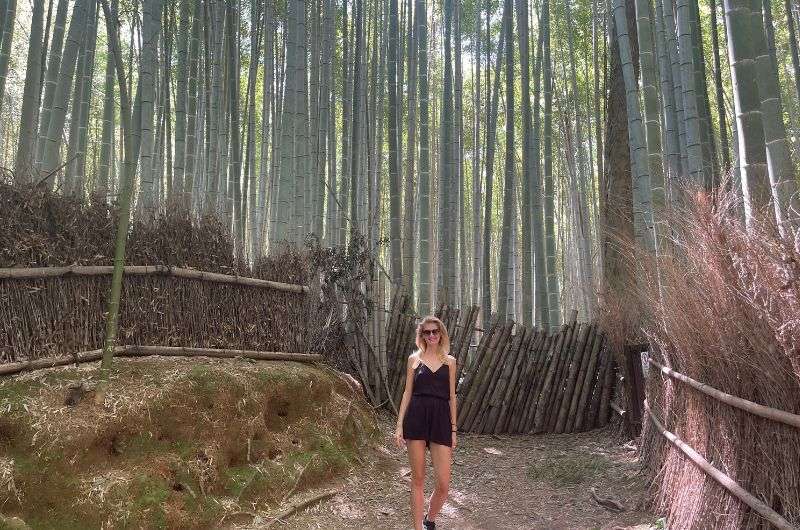 Arashyiama Bamboo Forest in Kyoto, Japan