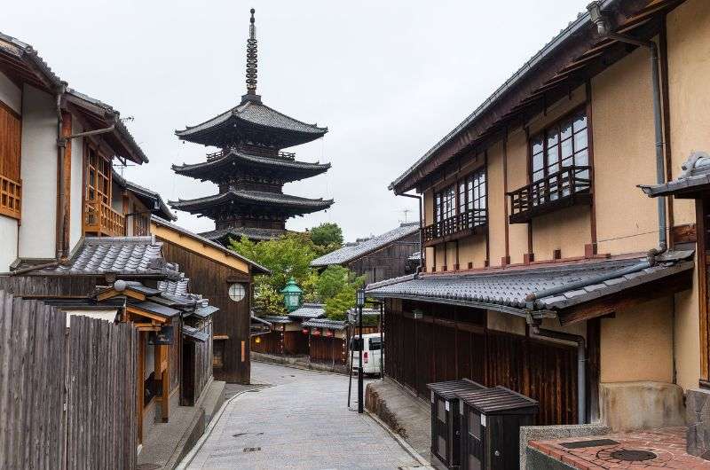 Gion quarter in Kyoto, Japan 