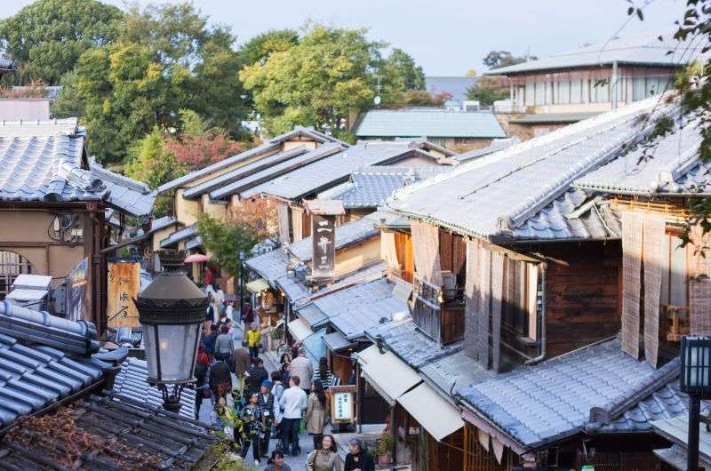 Higashiyama quarter in Kyoto, Japan