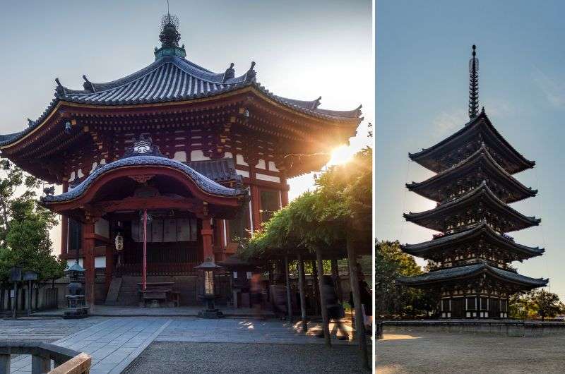 Kofuku-ji temple in Nara, Japan