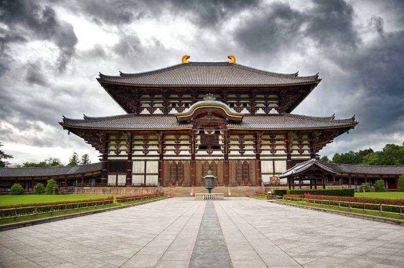 Tōdai-ji temple in Kyoto, Japan