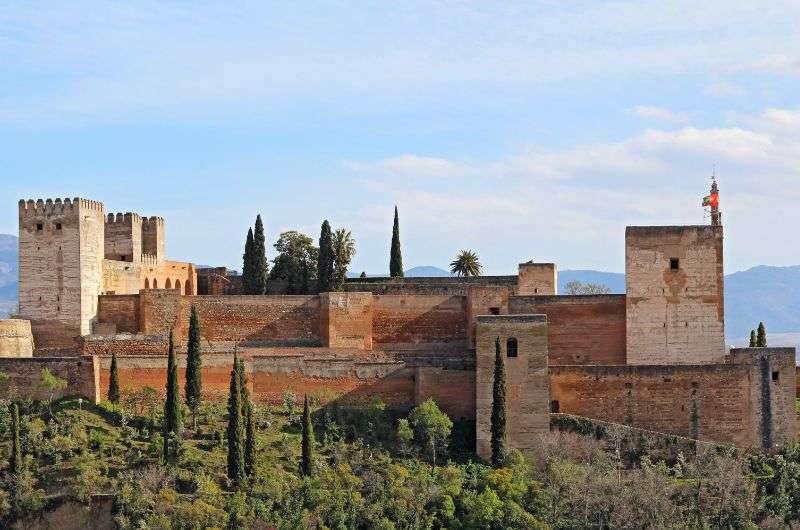 La Alcazaba in La Alhambra, Spain