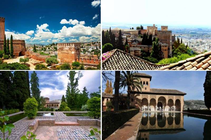 Visiting La Alhambra in the spring, Spain