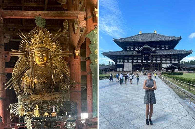 Todai-ji temple in Nara, Japan