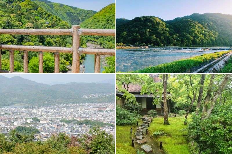 Arashiyama Park in Kyoto, Japan