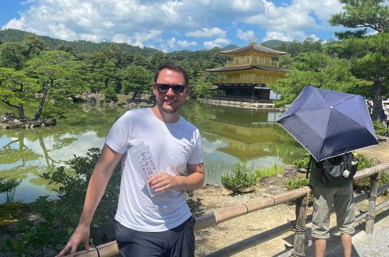 Kinkakuji temple in Japan