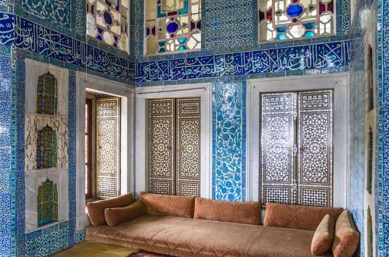 Imperial Council Chamber at Topkapi Palace in Istanbul, Turkey