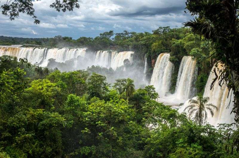 Upper Circuit of Iguazu Falls in Argentina