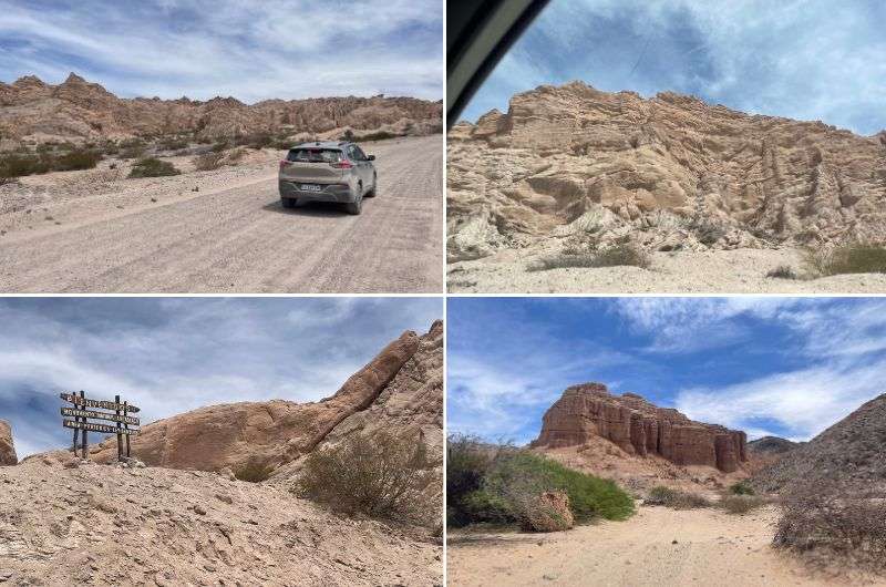 Quebradas de las Flechas in Salta, Argentina