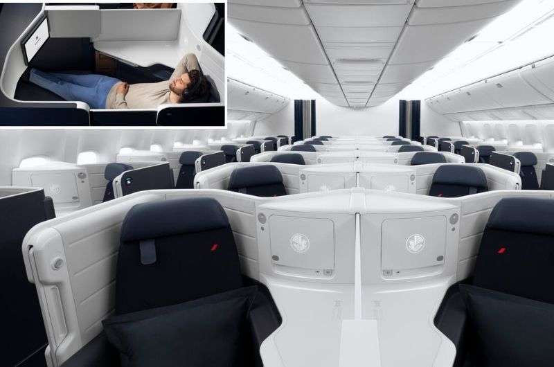 Airfrance full-flat bed