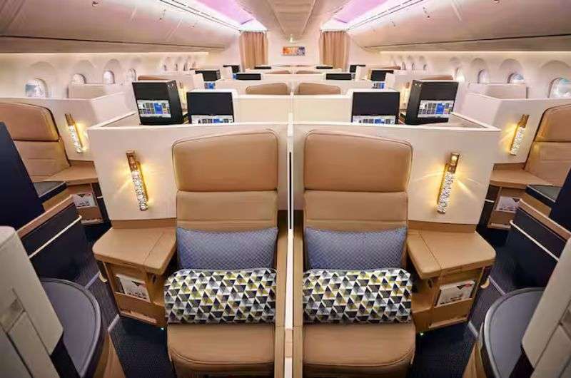 Etihad airlines business class