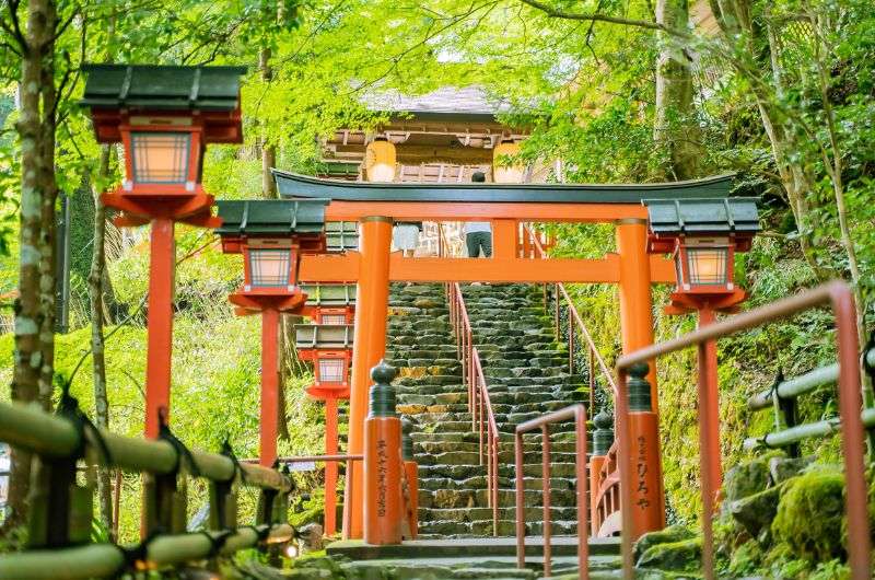 Hakone shrine in Japan, itinerary