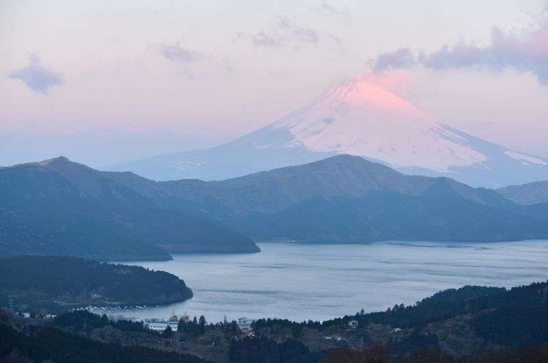 Lake Ashi in Hakone, Japan