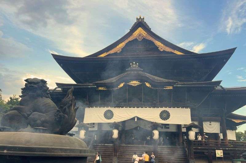 Zenko-ji temple in Nagano, Japan